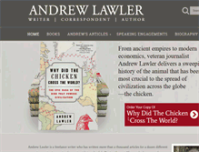 Tablet Screenshot of andrewlawler.com